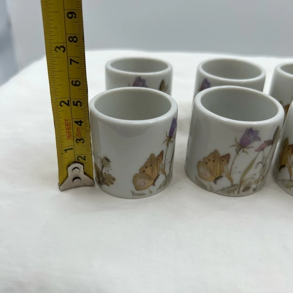 Enesco napkin rings Set of 10 Vintage